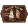 Petit plateau en métal CHOCOLAT POULAIN déco publicité rétro vintage