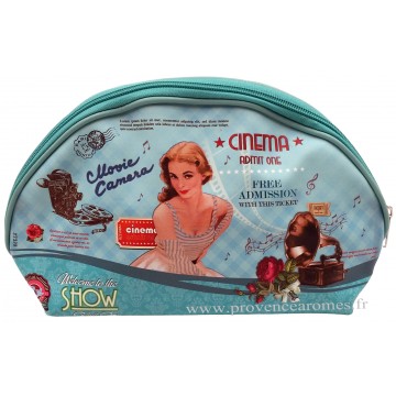 Trousse de toilette Pin-up Cinéma déco rétro vintage modèle 2