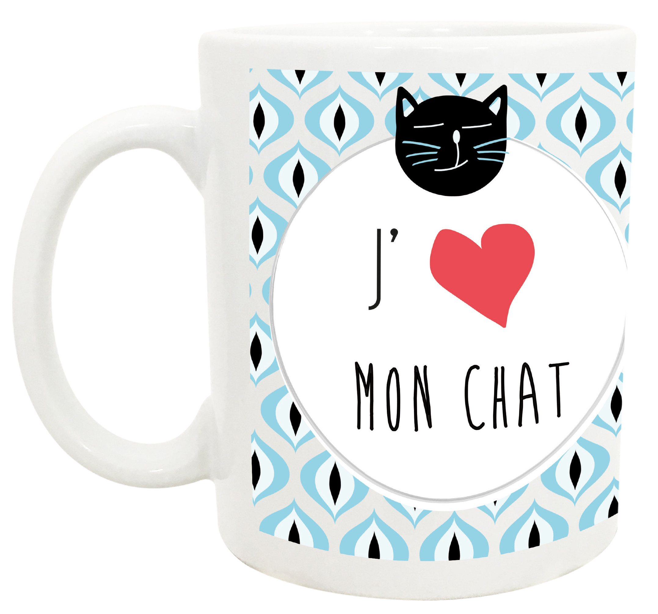 Mug J Aime Mon Chat Collection Mugs Petits Messages Provence Aromes Tendance Sud