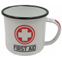 Mug émaillé FIRST AID déco rétro vintage