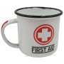 Mug émaillé FIRST AID déco rétro vintage