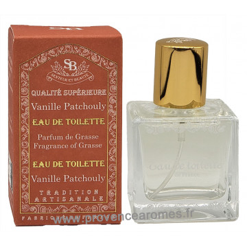 Eau de toilette Vanille Patchouli Un été en Provence Plaisir des Sens 30 ml