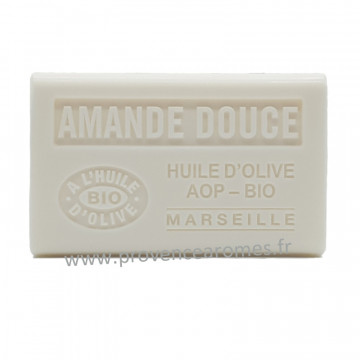 Savon Amande Douce à l’Huile d’Olive Bio AOP de Provence 125g