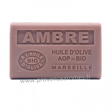 Savon Ambre à l'Huile d'Olive Bio AOP de Provence 125g