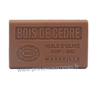 Savon Bois de Cèdre à l'Huile d'Olive Bio AOP de Provence 125g