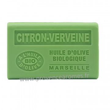 Savon Citron Verveine à l'Huile d'Olive Bio AOP de Provence 125g