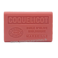 Savon Coquelicot à l'Huile d'Olive Bio AOP de Provence 125g