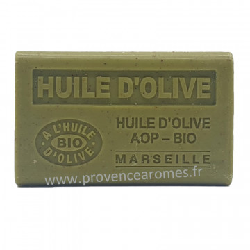 Savon Huile d'Olive Exfoliant à l'Huile d'Olive Bio AOP de Provence 125g