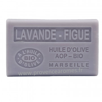 Savon Lavande Figue à l'Huile d'Olive Bio AOP de Provence 125g