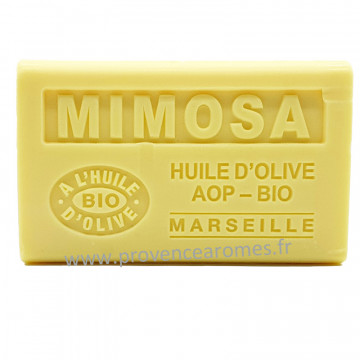 Savon Mimosa à l'Huile d'Olive Bio AOP de Provence 125g