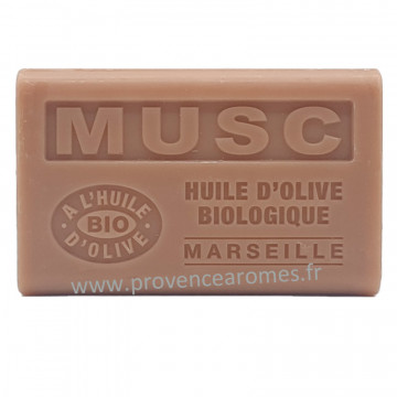 Savon Musc à l'Huile d'Olive Bio AOP de Provence 125g