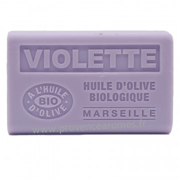 Savon Violette à l’Huile d’Olive Bio AOP de Provence 125g