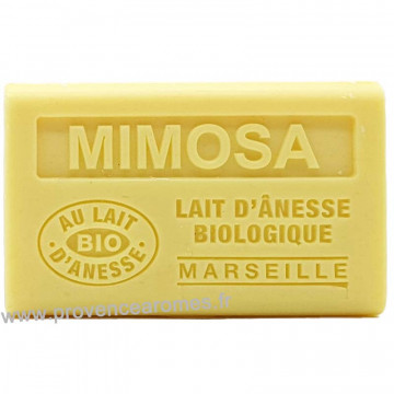 Savon Mimosa au lait d'ânesse bio 60g