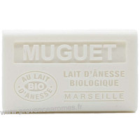 Savon Muguet au lait d’ânesse bio 60g