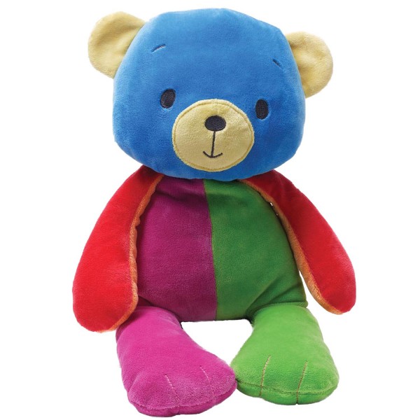 Peluche Doudou Nounours Bebe Teddy Multicolore Provence Aromes Tendance Sud