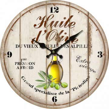 Horloge aimantée CAFÉ COFFEE collection MYCLOCK - Provence Arômes Tendance  sud