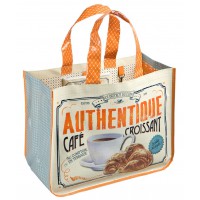 Sac Cabas CAFÉ-CROISSANT Natives déco rétro vintage